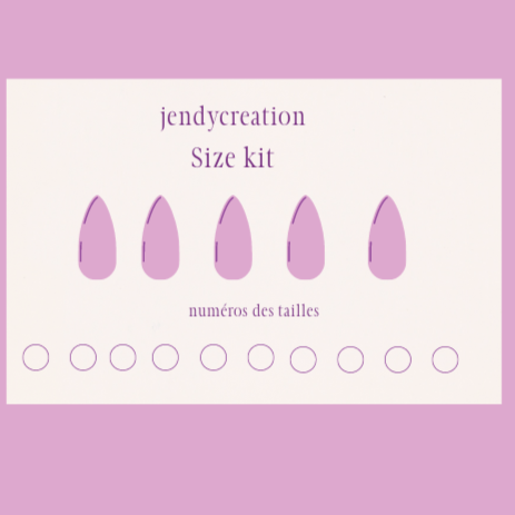 kit de mesure ongle recommandé